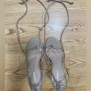New Express Strappy Heels